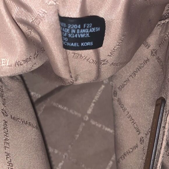 Michael Kors Avril Small Top Zip Satchel Crossbody MK Signature - Picture 13 of 16